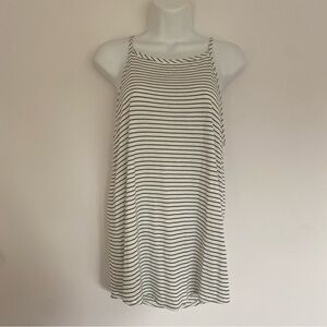 Loft Black and White Striped Tank Top